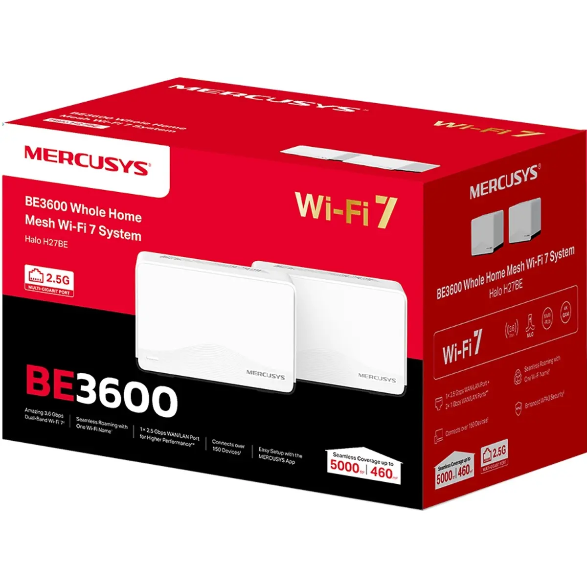 Sistema Mesh Wi-Fi 7 BE3600 - (Pack 2 unid.) (460m²)