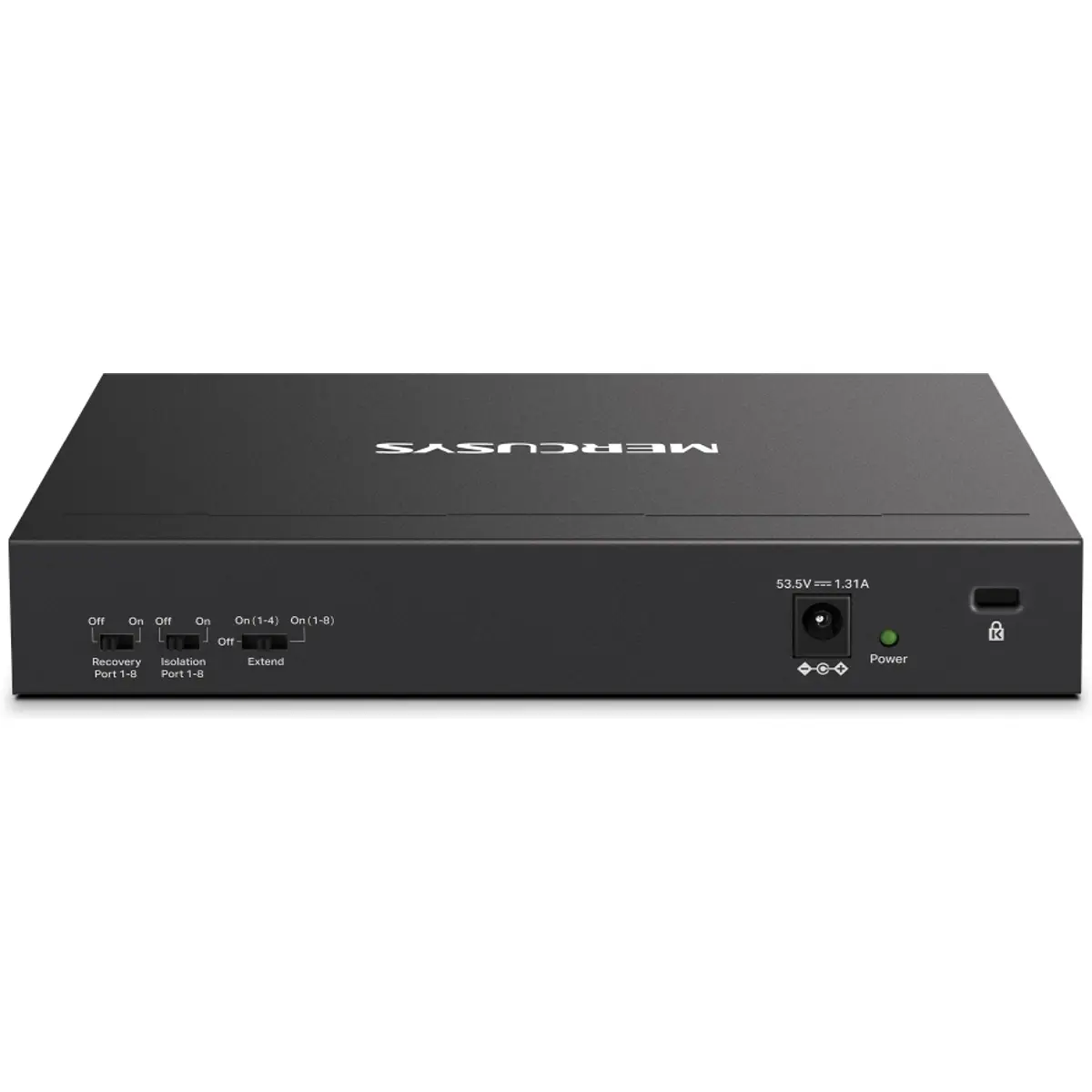 Switch 10P (8 PoE+ 10/100Mbps) + 2P Gigabit - 65W