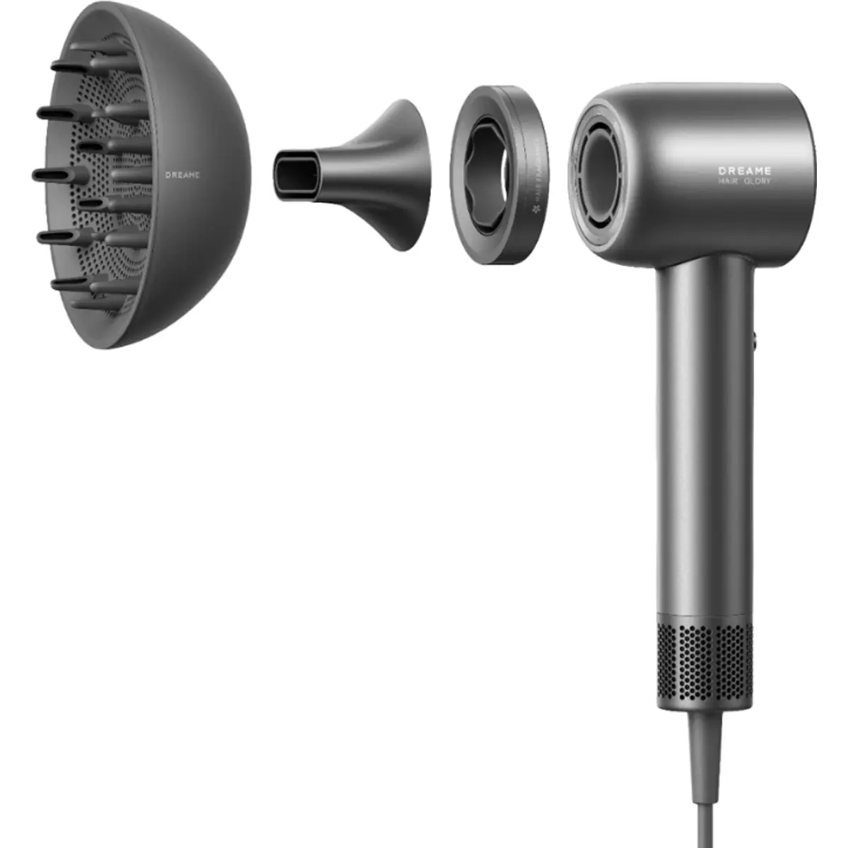 Secador de cabelo 1600W (2 Vel. / 3 Temp.) c/ anel de fragrância