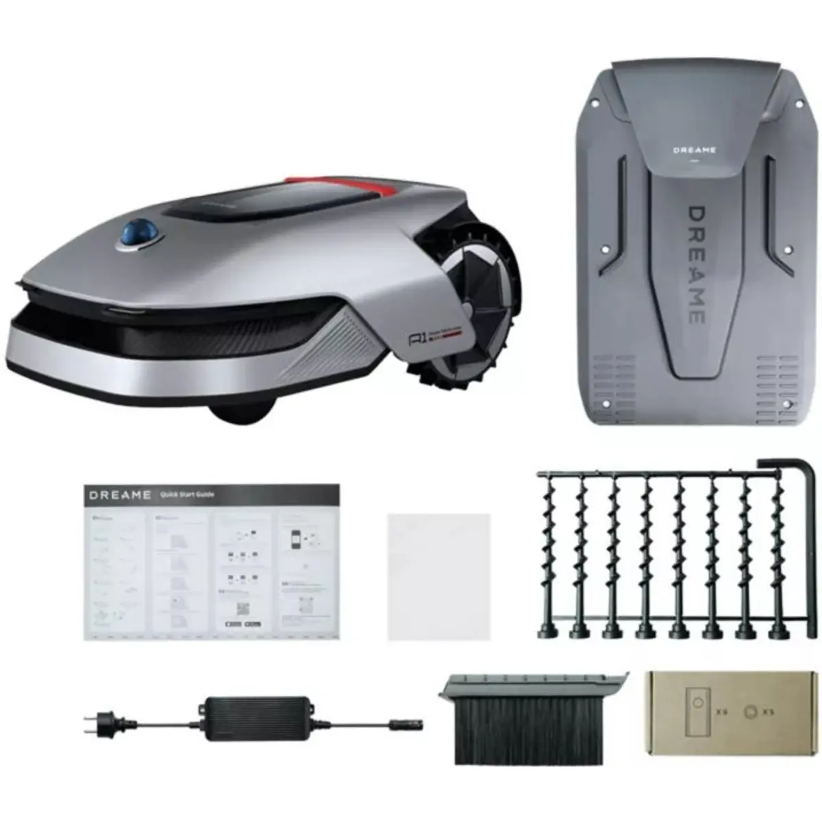 Robô corta-relva inteligente WiFi (3-7cm) 2000m² 5000mAh IPX6