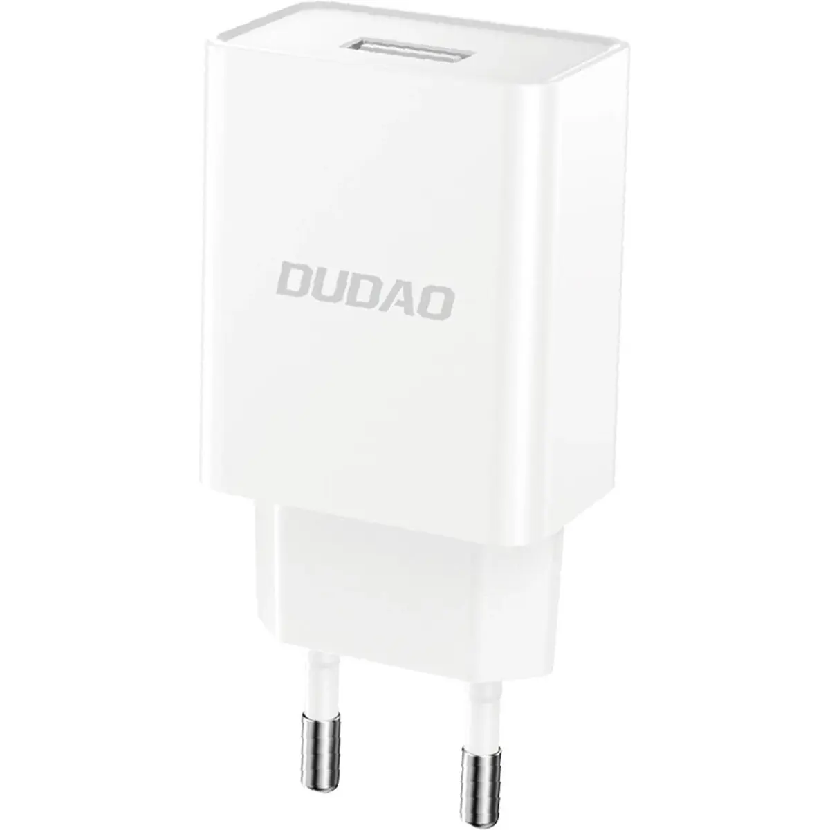 Carregador USB-A 2.1A 10W + cabo USB-A <-> micro-USB - branco