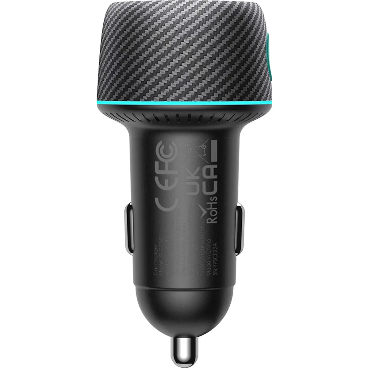 Carregador de Isqueiro (12..24VDC) USB-C + USB-A PD 60W