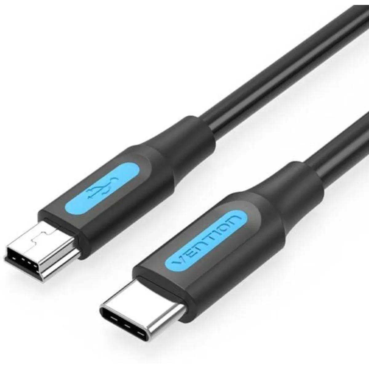 Cabo USB-C <-> Mini-USB 480Mbps - 1m - preto