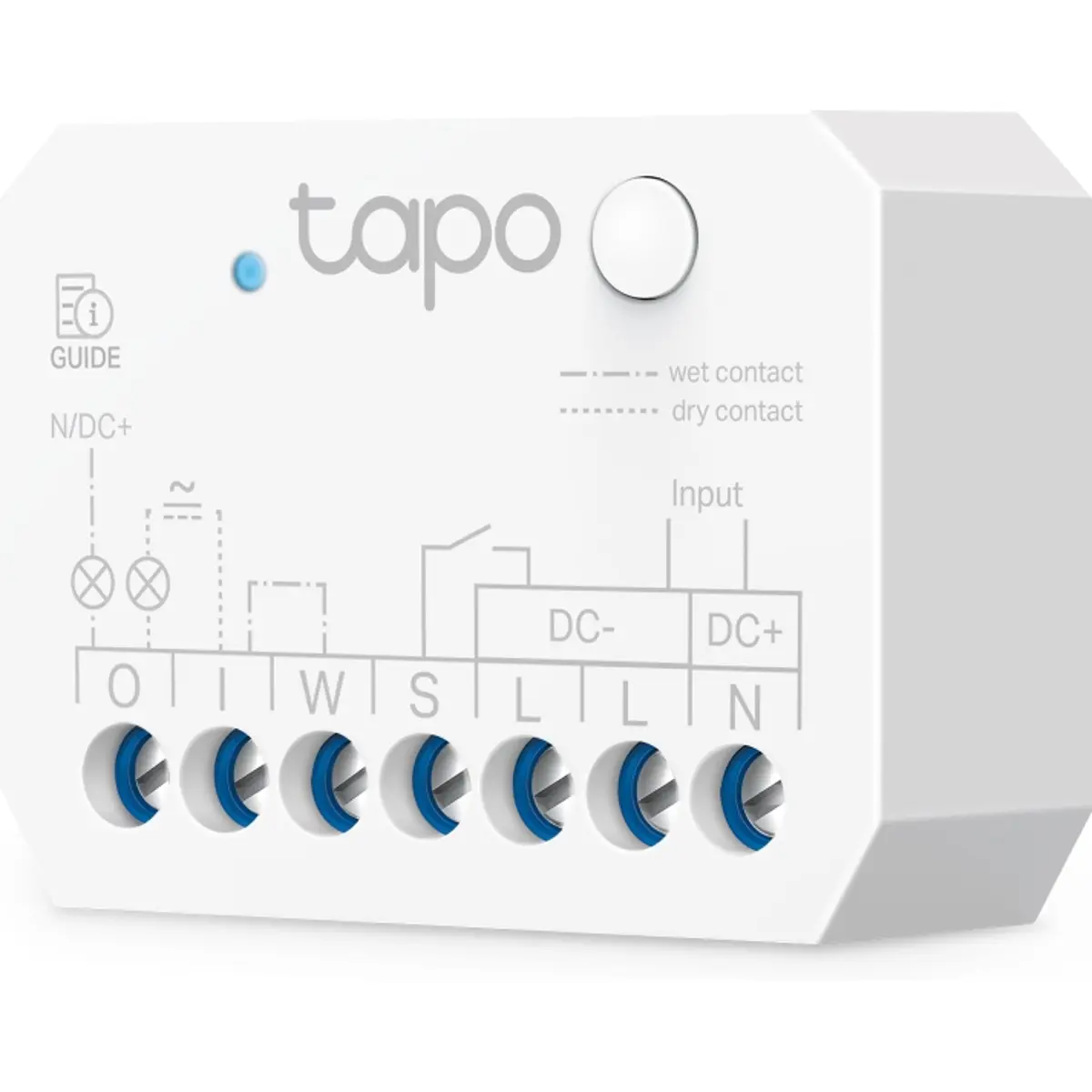 Módulo interruptor para automação Wifi/Matter 100/250 Vac; 5-30Vdc 10A; 48-60Vdc 1A