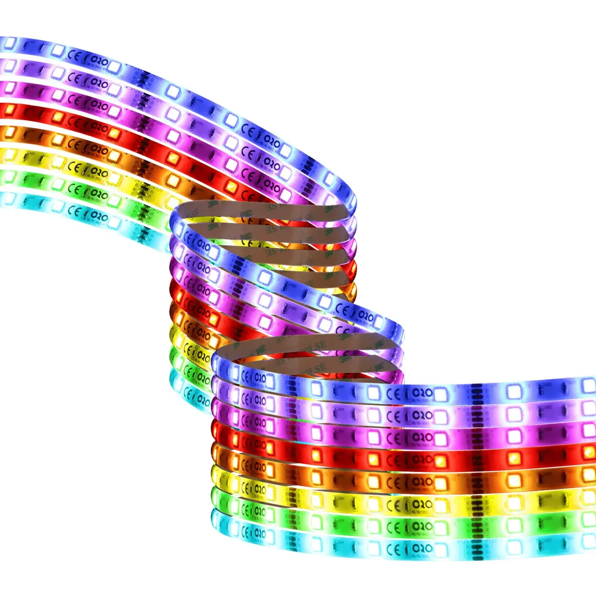 Fita de 150 LEDs RGB SMD5050 IP64 12VDC 7.2W/m (36W) - rolo de 5.0m