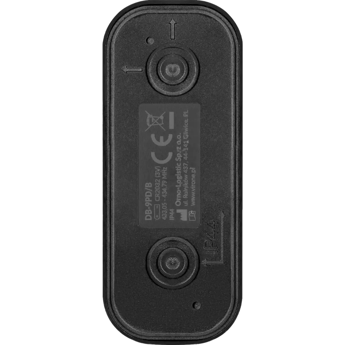 Botão para campainha (sem fios) c/ nome - IP44