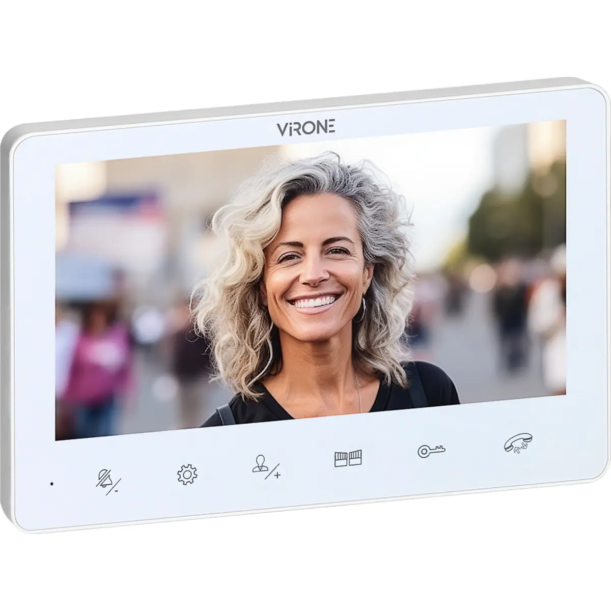 Kit Video-porteiro 4 fios c/ écrã 7" - IP65