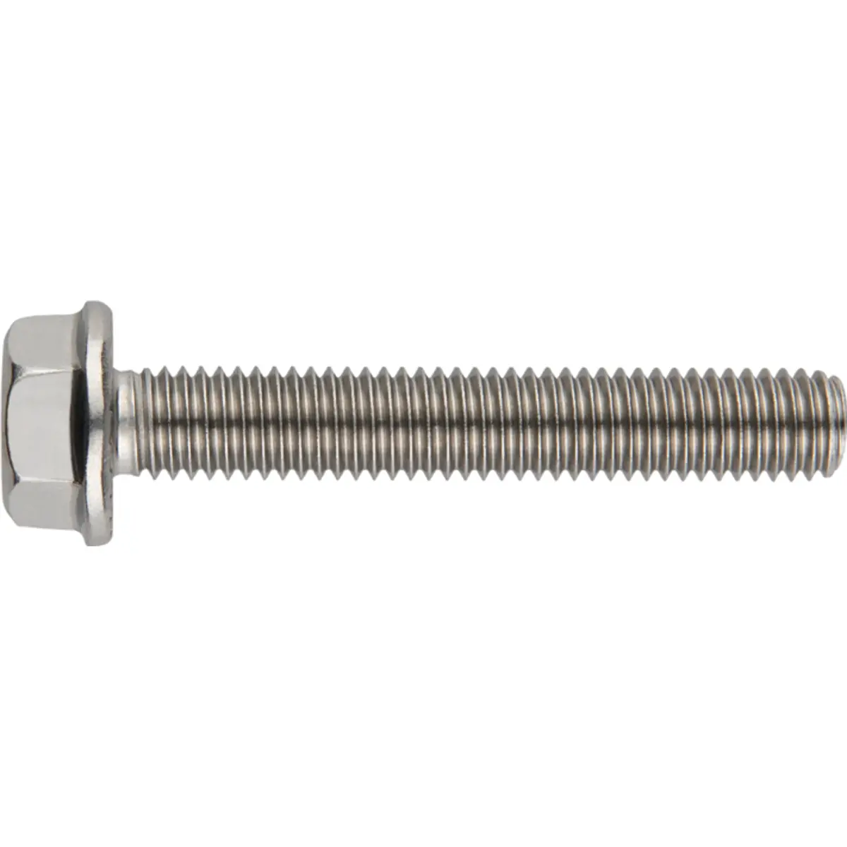 Parafuso hexagonal M8 com anilha fixa em aço Inox A2 - M8x50mm