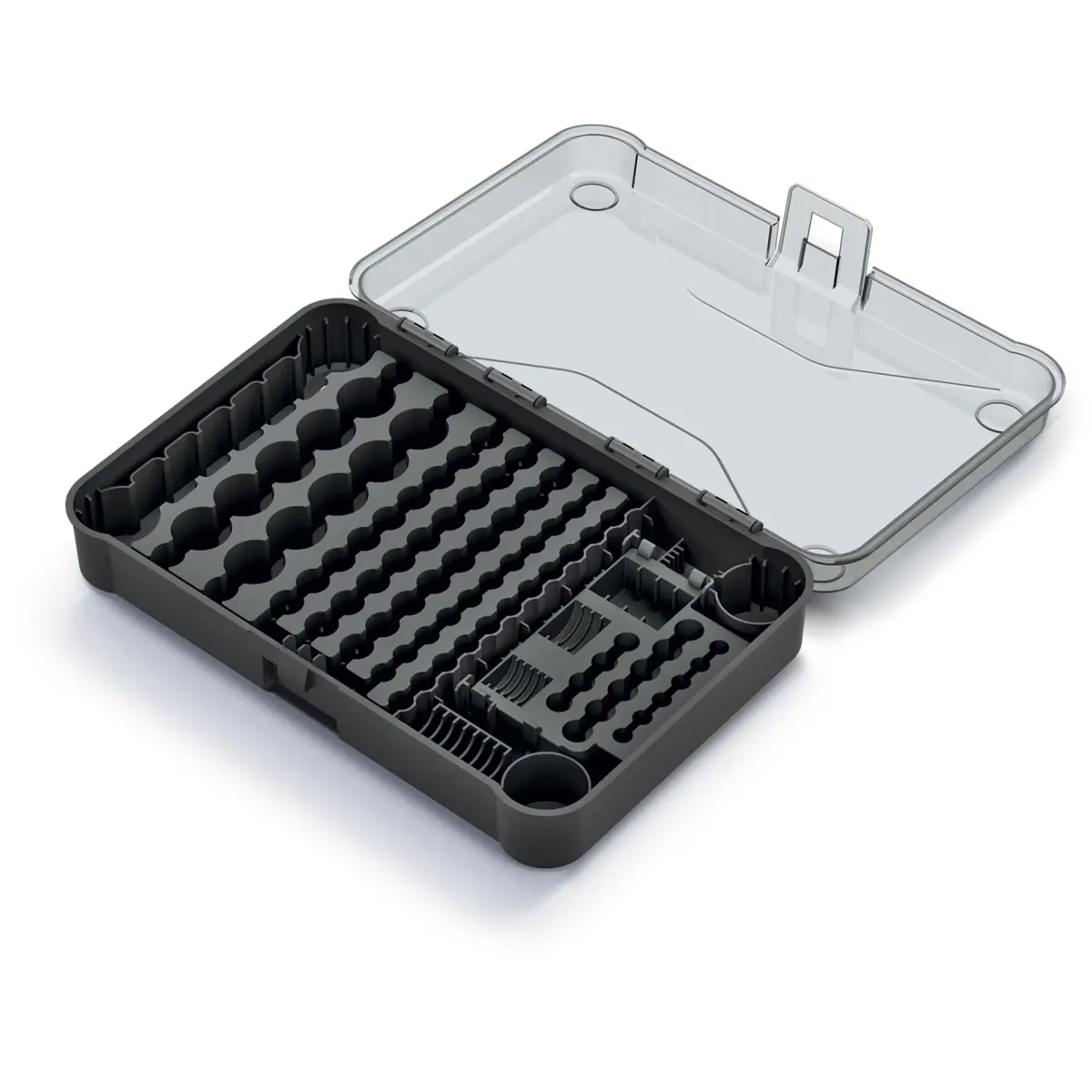 Caixa organizadora de 115 pilhas - 295x195x70mm