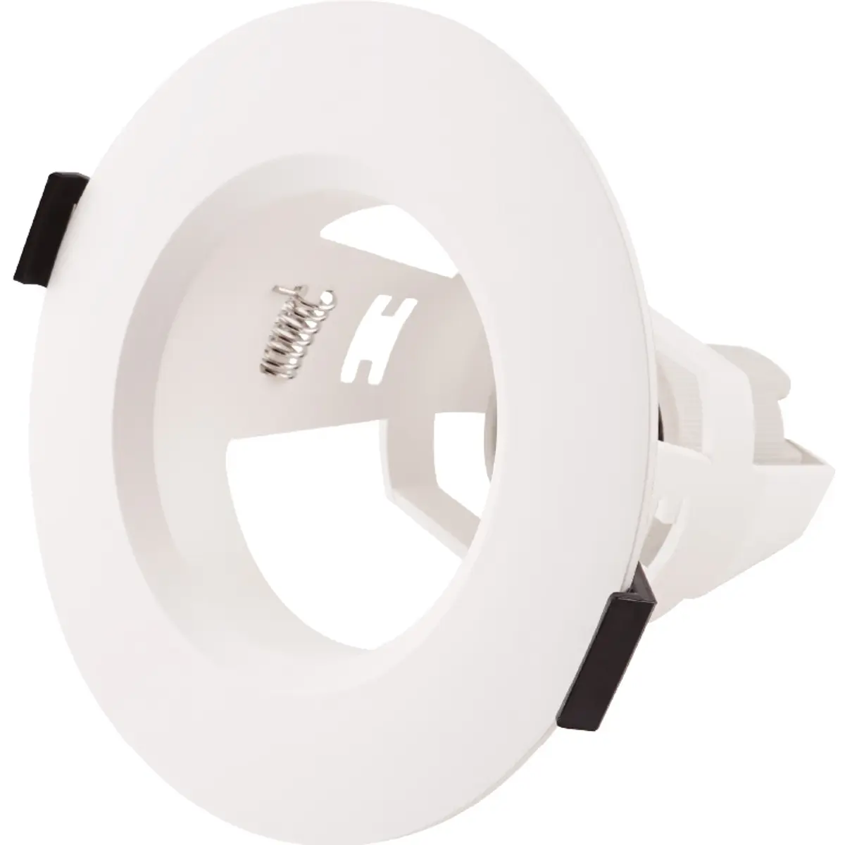 Suporte para lâmpadas E27 cerâmico 230VAC encastrável - branco
