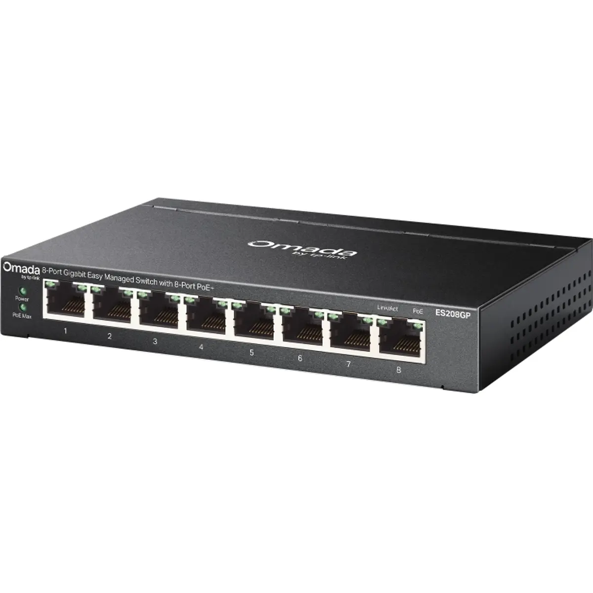 Switch 8P Gigabit PoE+ 10/100/1000Mbps gerenciável