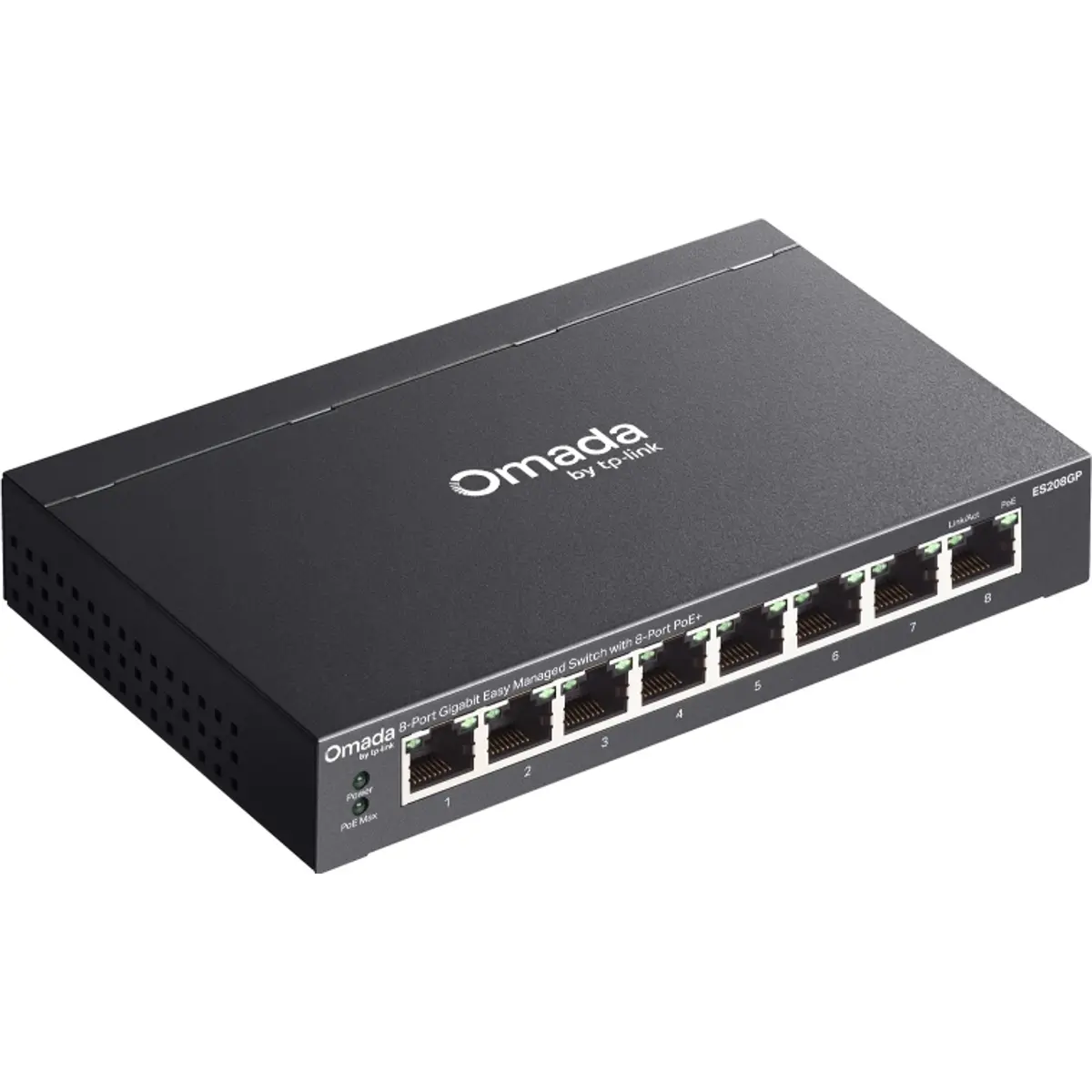 Switch 8P Gigabit PoE+ 10/100/1000Mbps gerenciável