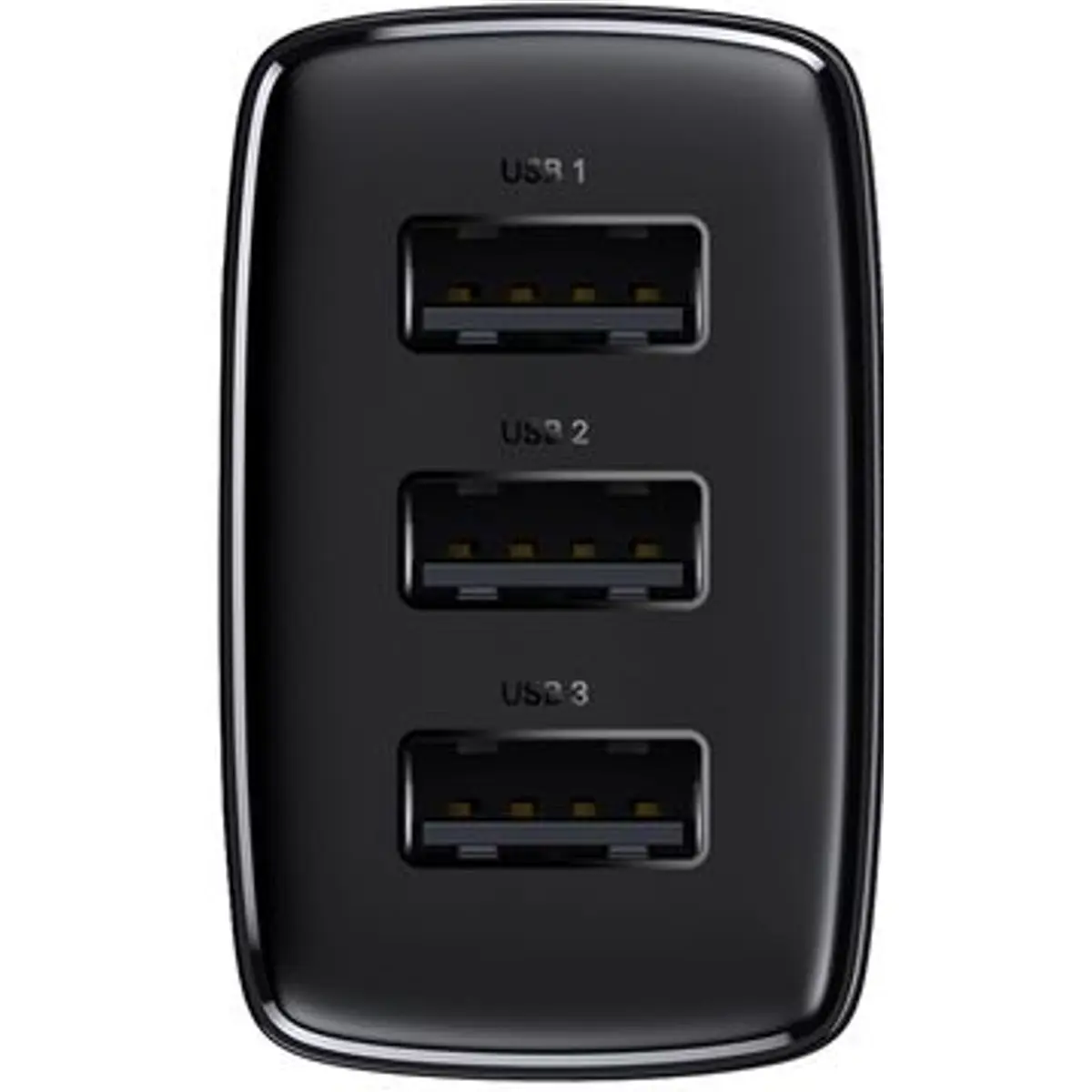 Carregador 17W (3x USB-A) - preto