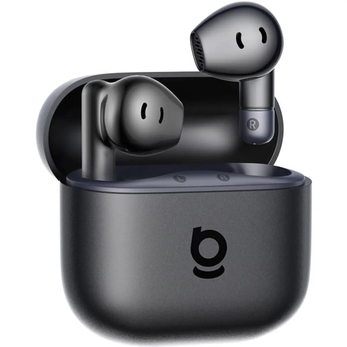 Auriculares earbuds TWS Bluetooth 6.0 con estuche de carga - Negro