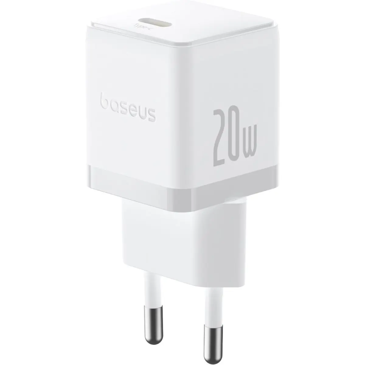 Carregador 1x USB-C 20W PD 3.0 QC 3.0 - branco