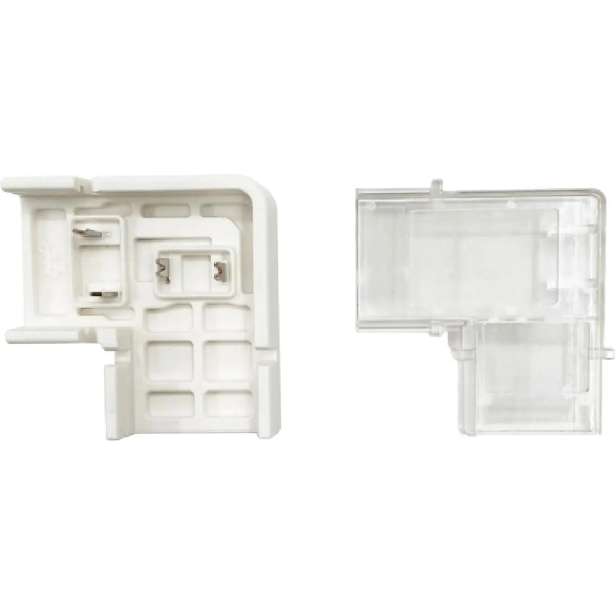 União em 'L' para fitas de LED COB 10mm (5 unidades)