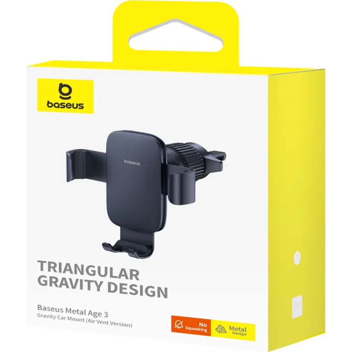 Suporte universal de telemóvel gravitacional para grelha de ventilação