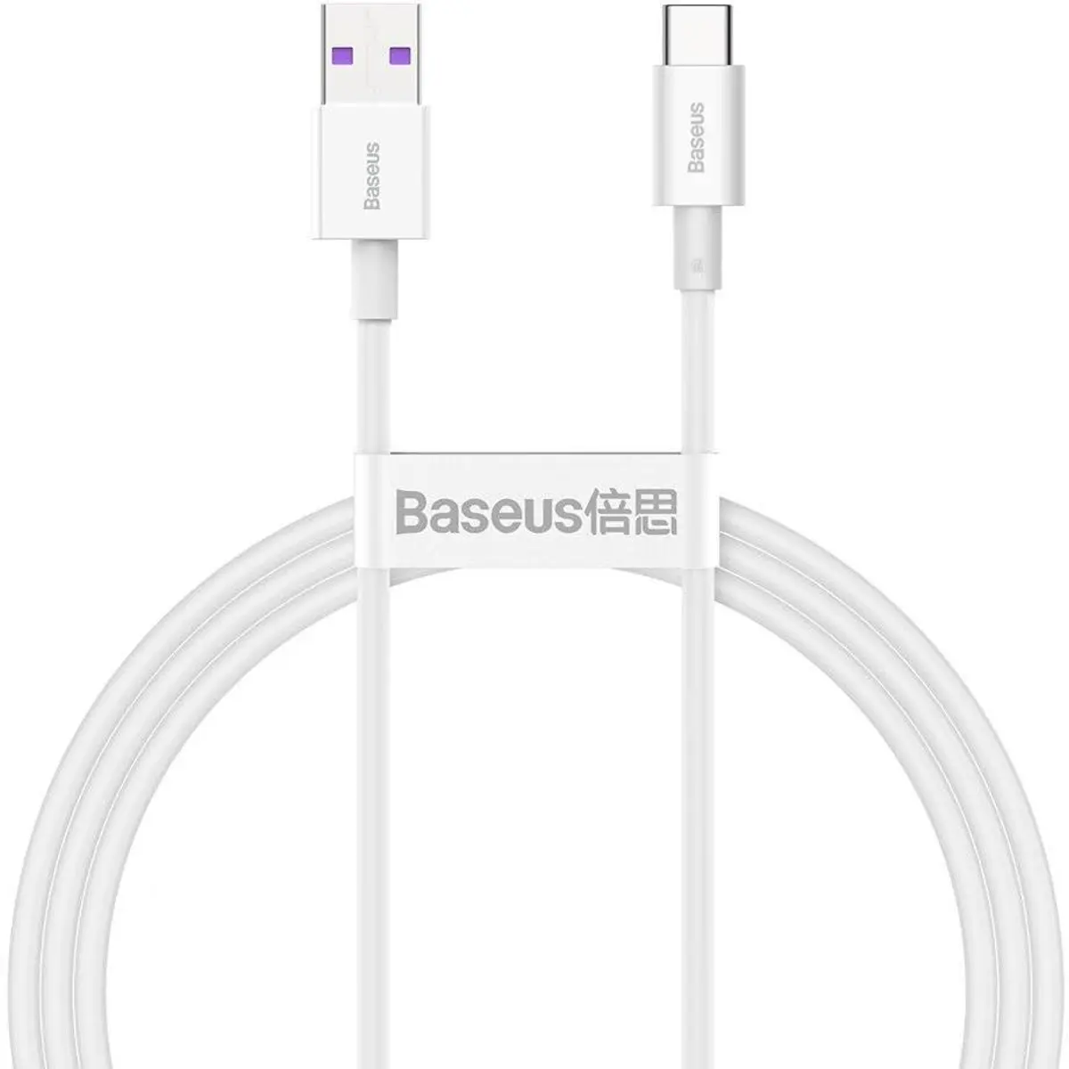 Cabo USB-A -> USB-C Quick Charge 66W - branco - 1.0m