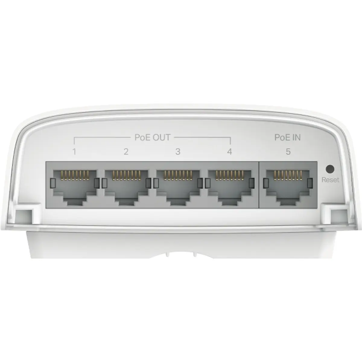 Switch 5P Gigabit PoE+ (1x PoE++) Gerenciável Smart L2 p/ exterior - IP65