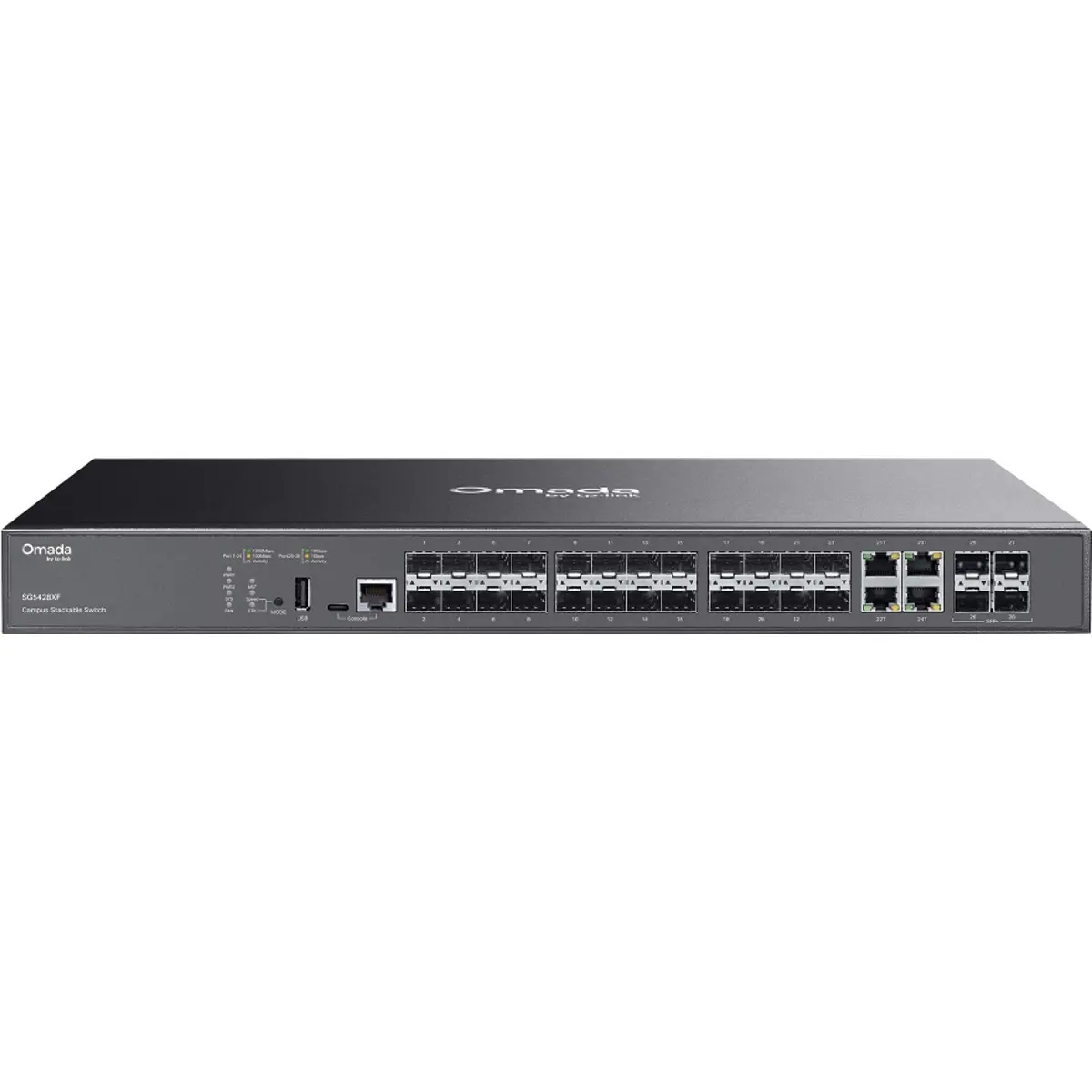 Switch 24P (20x SFP + 4x SFP/Combo) Gigabit Jetstream Smart L3 c/ Gestão Omada