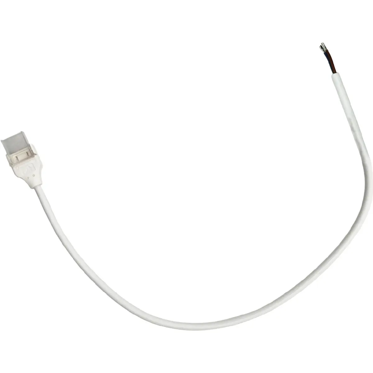 Cabo 30cm com conector plano para fitas LED COB 10mm