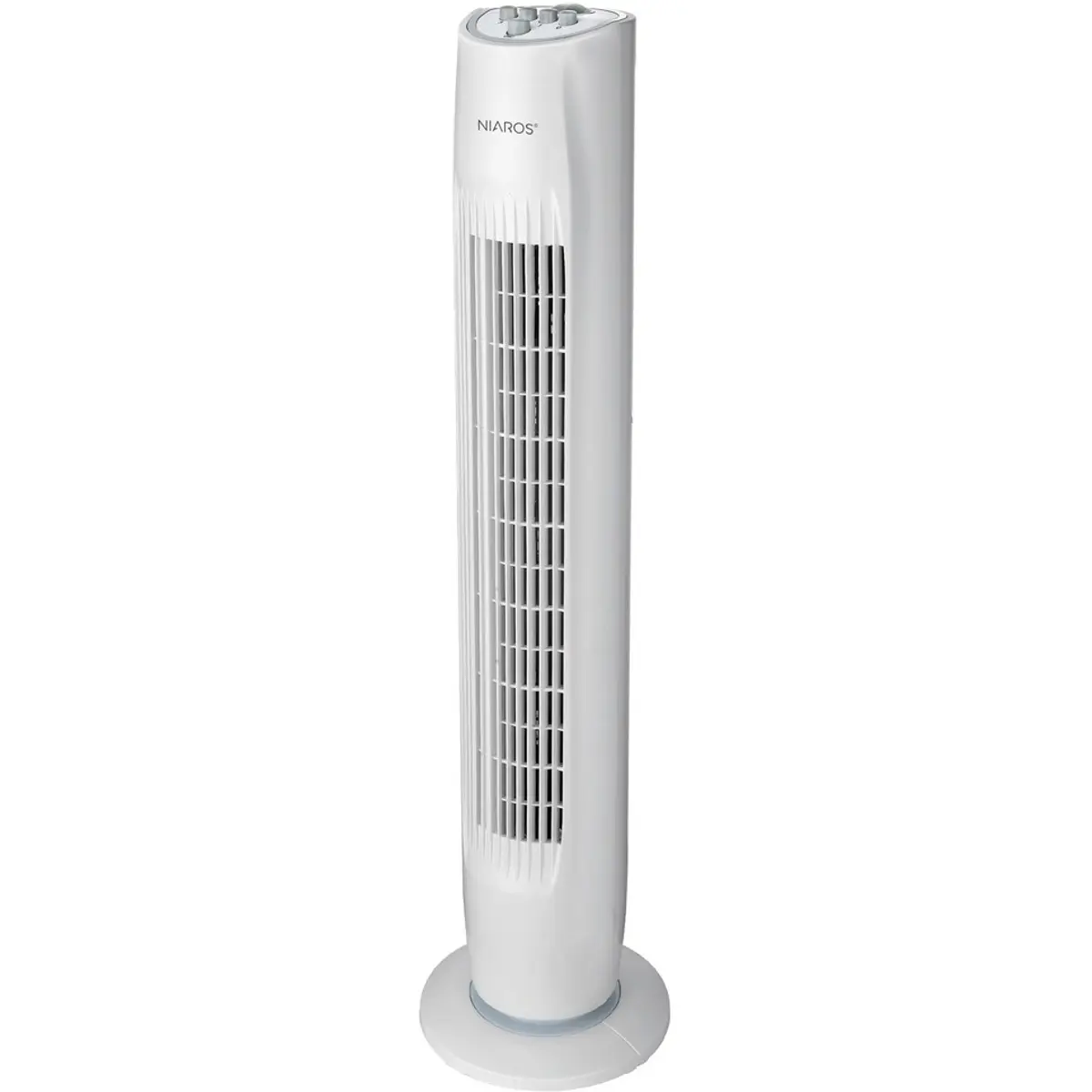 Ventilador c/ 3 velocidades, oscilação 70º e temporizador - 45W - Branco
