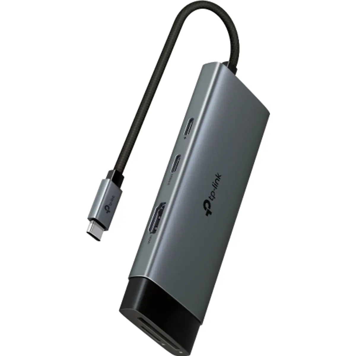Hub Adaptador USB-C 7-em-1 (1x USB-C PD 1x USB-C 2x USB-A 1x HDMI 1x SD 1x microSD)