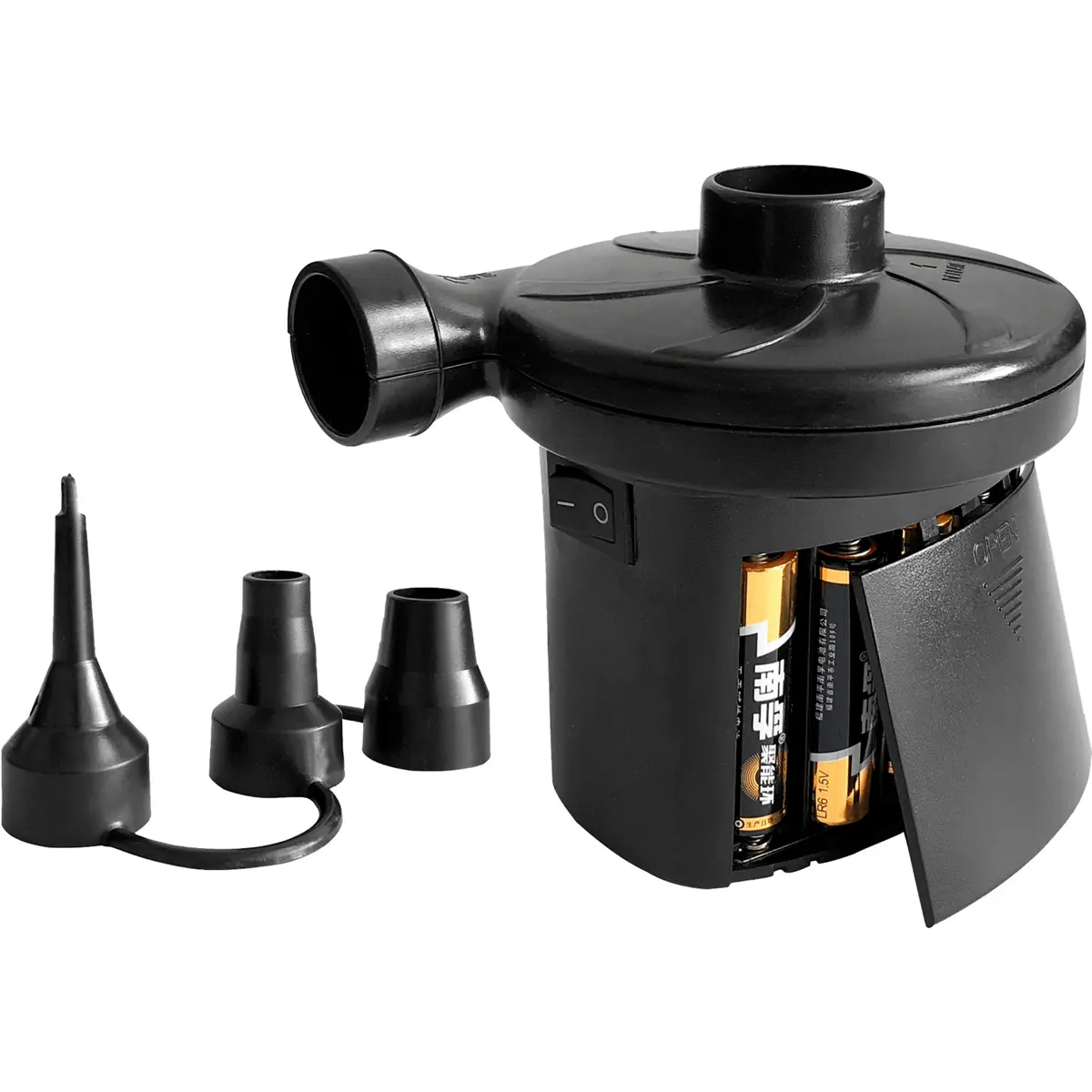 Bomba de aire para colchones e hinchables (40 L/min) 0.35PSI - a pilas 8x AA