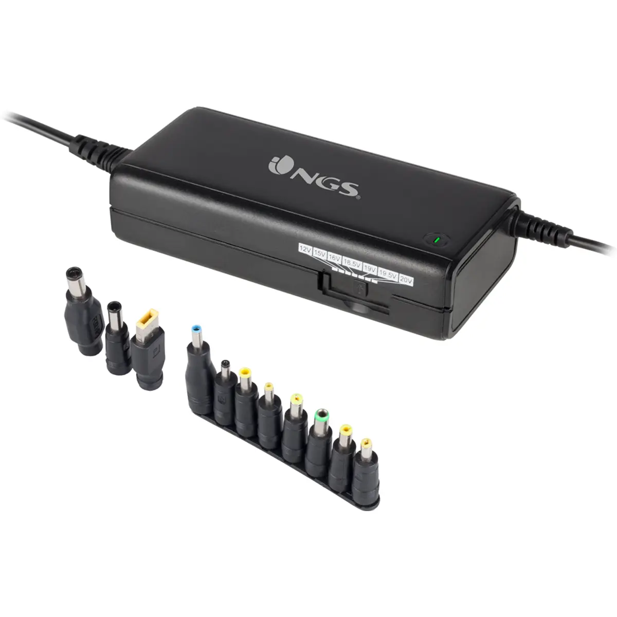 Fonte de alimentação 12-20 VDC 90W c/ 11 adaptadores