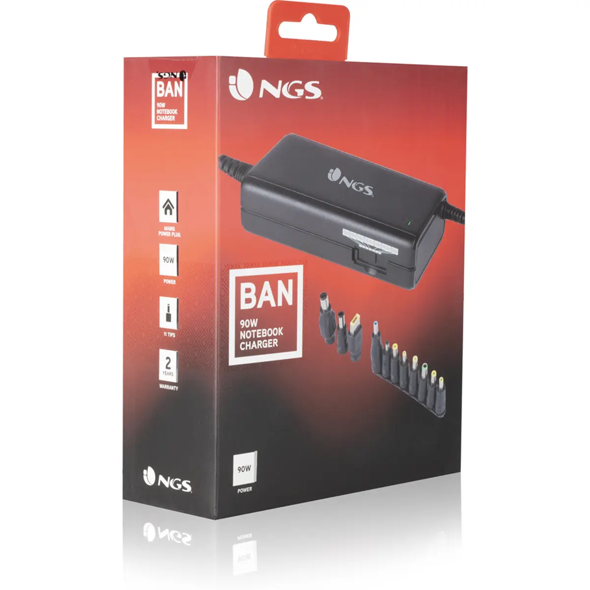 Fonte de alimentação 12-20 VDC 90W c/ 11 adaptadores
