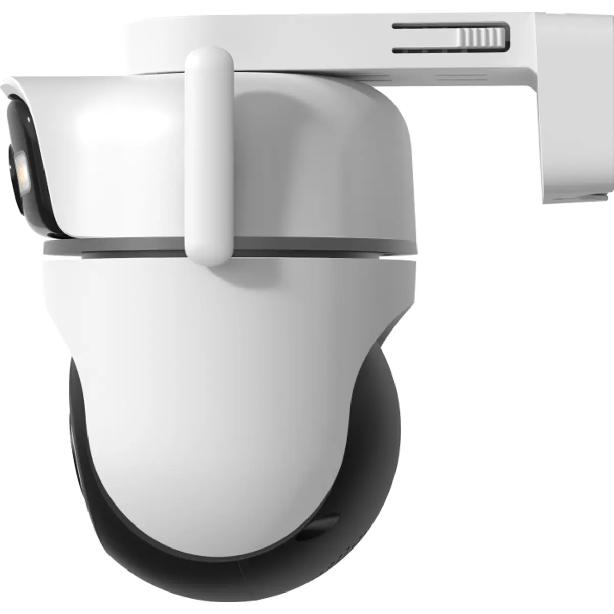 Câmara videovigilância IP (Wi-Fi / Ethernet) Lente dupla (6mm+2.53mm) 2K Pan/Tilt IR 29.9m