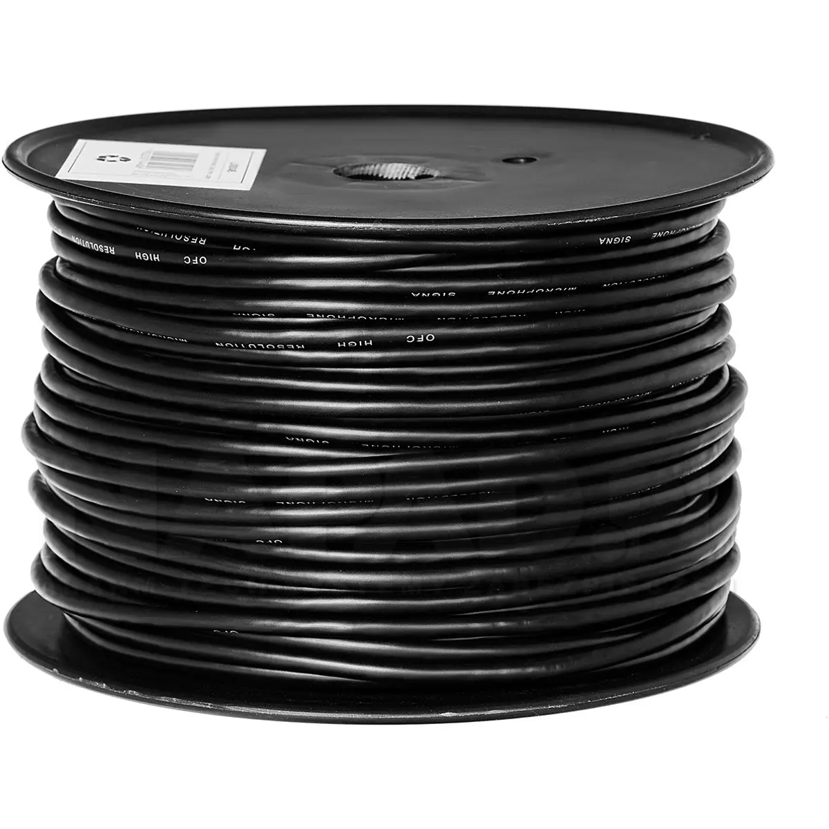 Cabo de microfone OFC 2 condutores + 1 malha [2x1,0mm²] Ø6mm