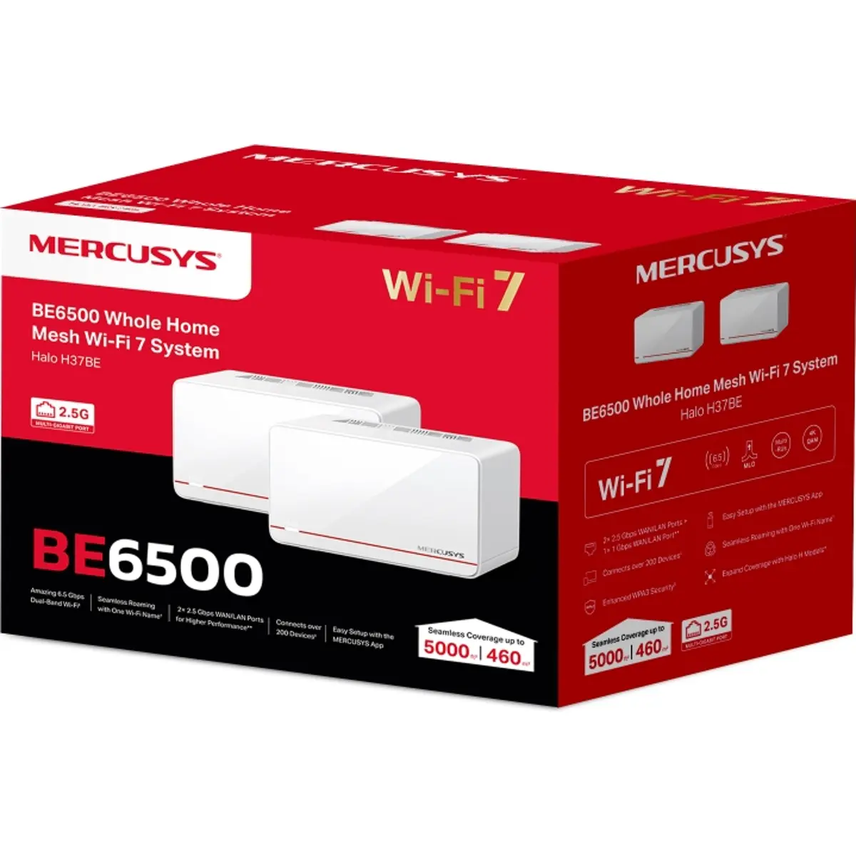 Sistema Mesh Wi-Fi 7 BE6500 Dual-Band (Pack 2 unid.) (460 m²)