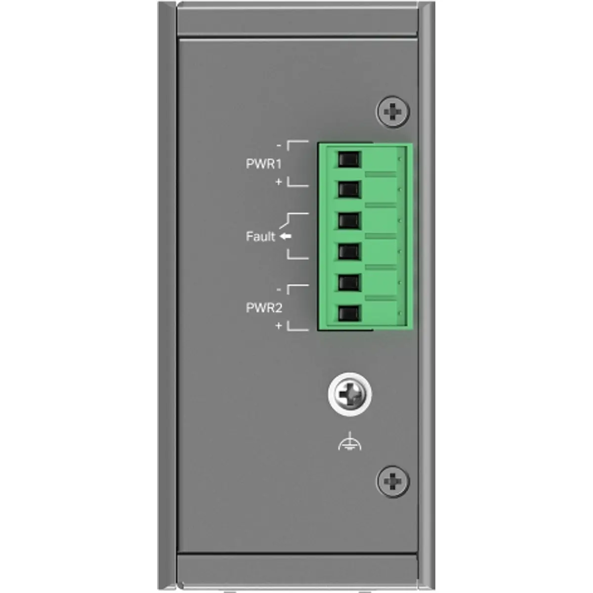 Switch industrial 8P (6x RJ45 + 2x SFP Combo) Gigabit gerenciável p/ calha DIN ou parede