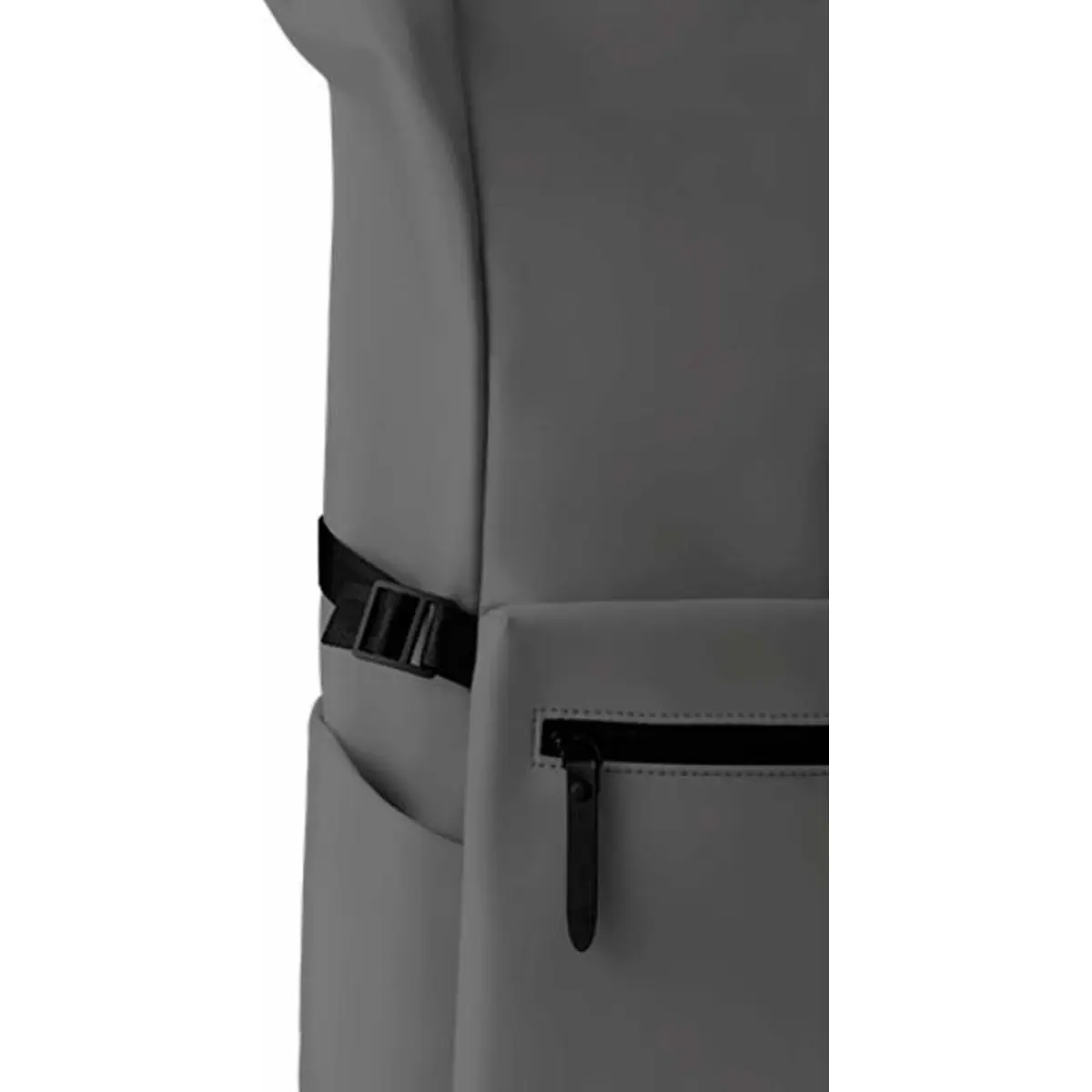 Mochila para portátil 15.5" Roll Top c/ bolsas laterais - 23l - cinzenta