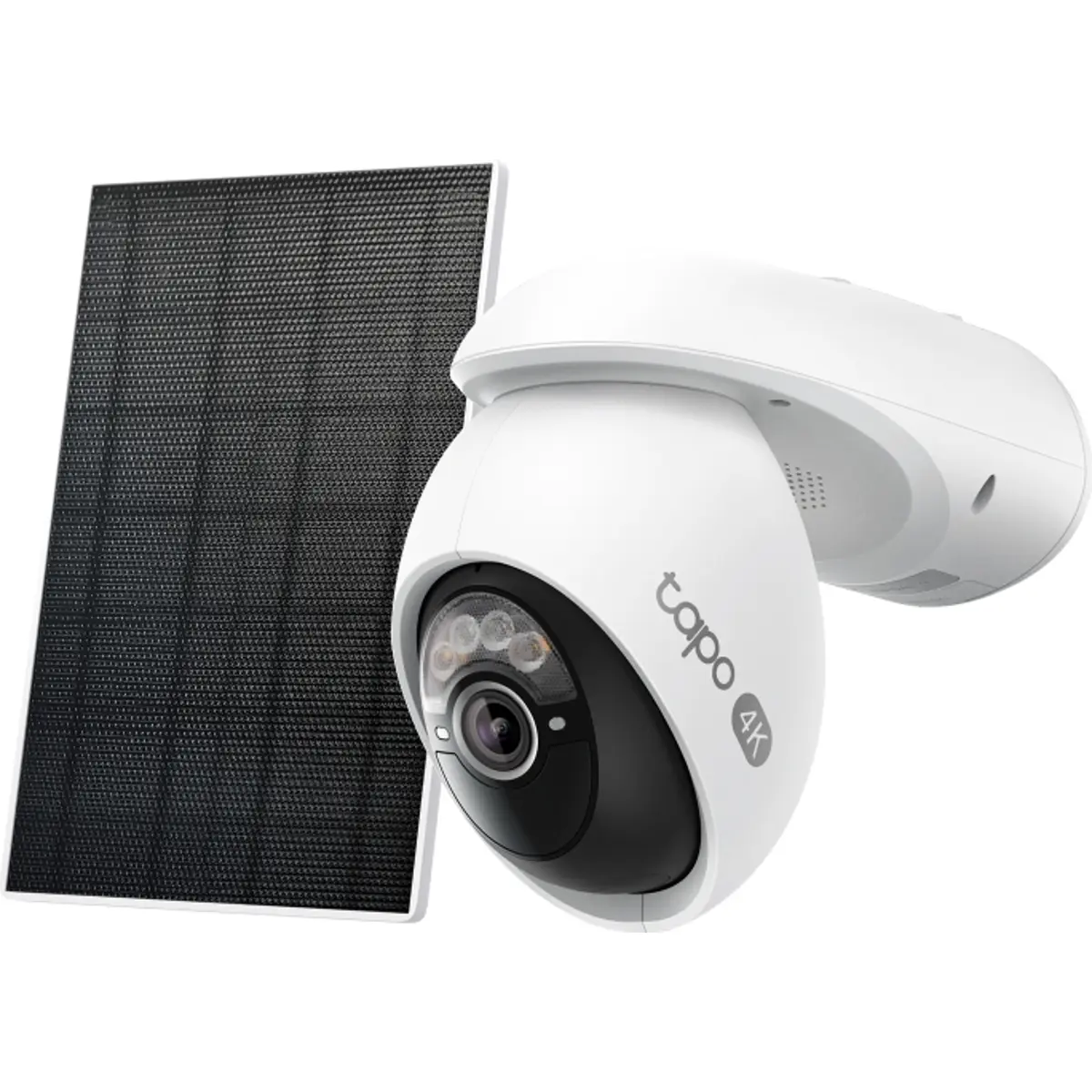 Câmara IP (Wi-Fi) Pan/Tilt 4K 8MP 1.6mm IR 12m c/ bateria + painel solar - IP65