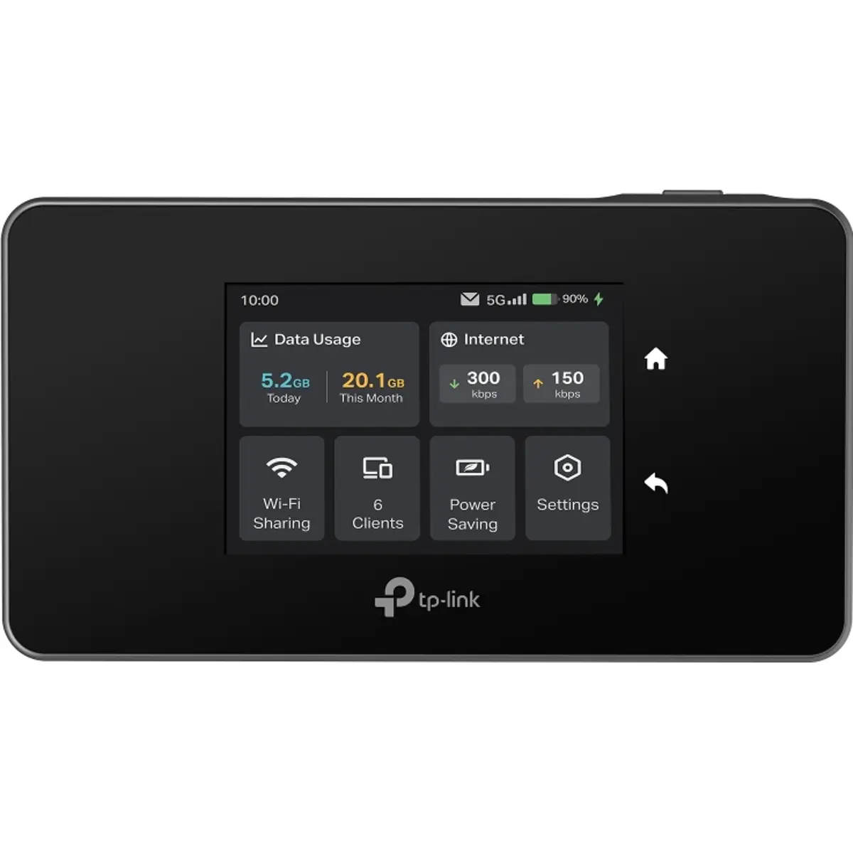 Mini router Hotspot 5G Tri-Band 3.4Gbps c/ porta WAN/LAN Gigabit e bateria 4680 mAh