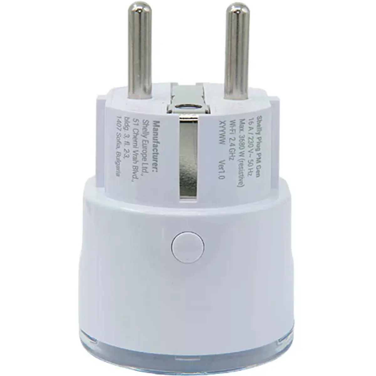 Tomada medição de consumo 230VAC 16A 3680W - Branca