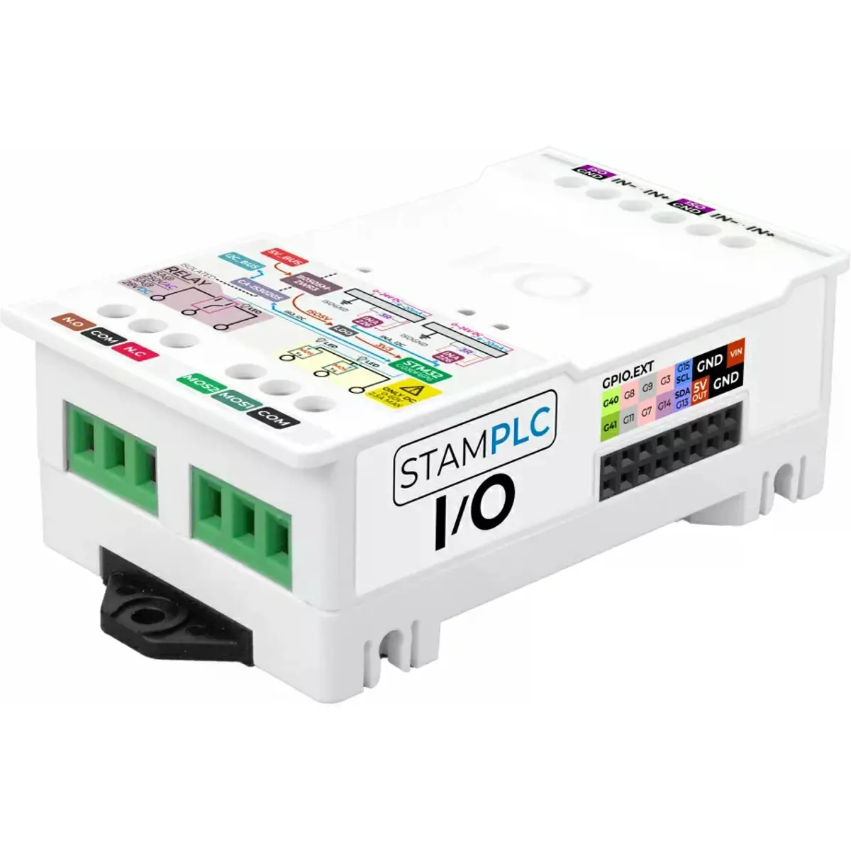 Módulo de expansão de I/O (Input/OUtput) para StamPLC (INA226AIDGSR)