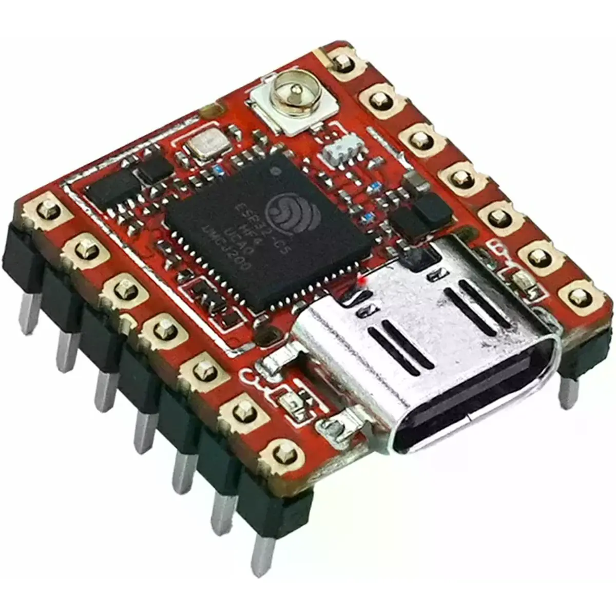 Módulo de Conectividade sem fios com barra de pinos baseado no ESP32-C5HF4
