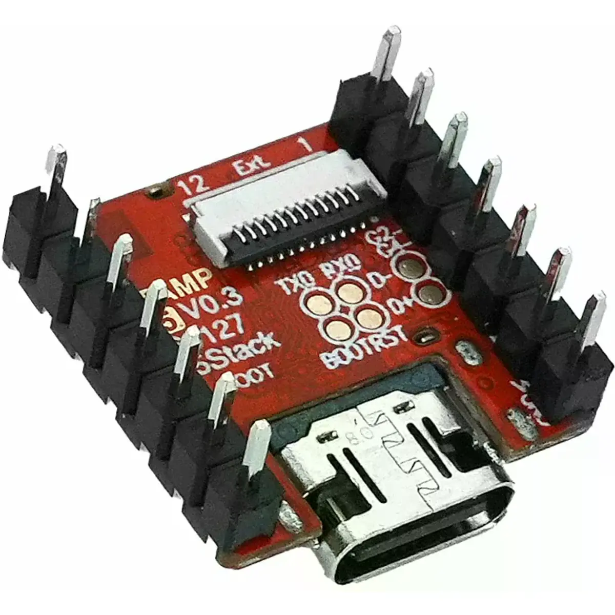 Módulo de Conectividade sem fios com barra de pinos baseado no ESP32-C5HF4