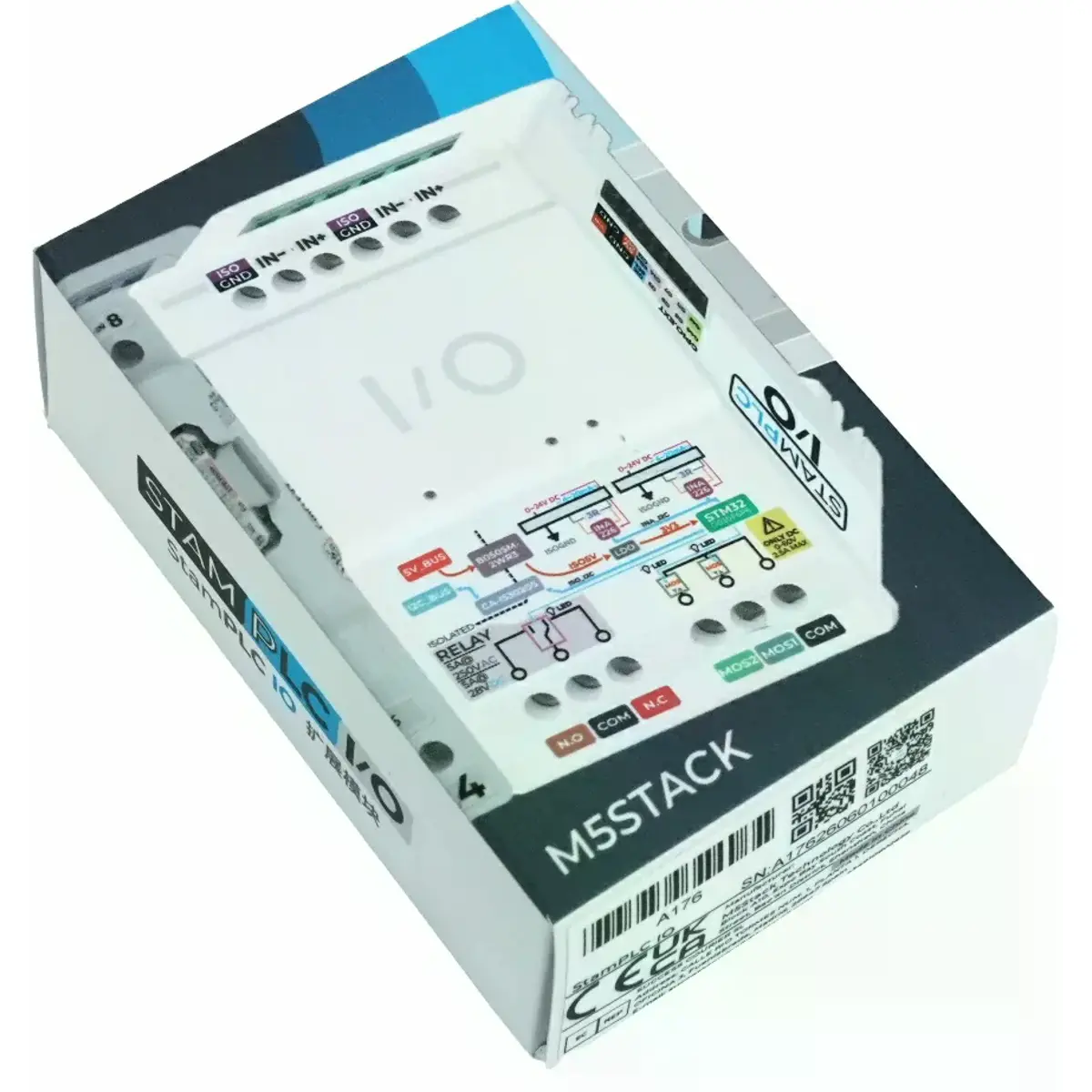 Módulo de expansão de I/O (Input/OUtput) para StamPLC (INA226AIDGSR)