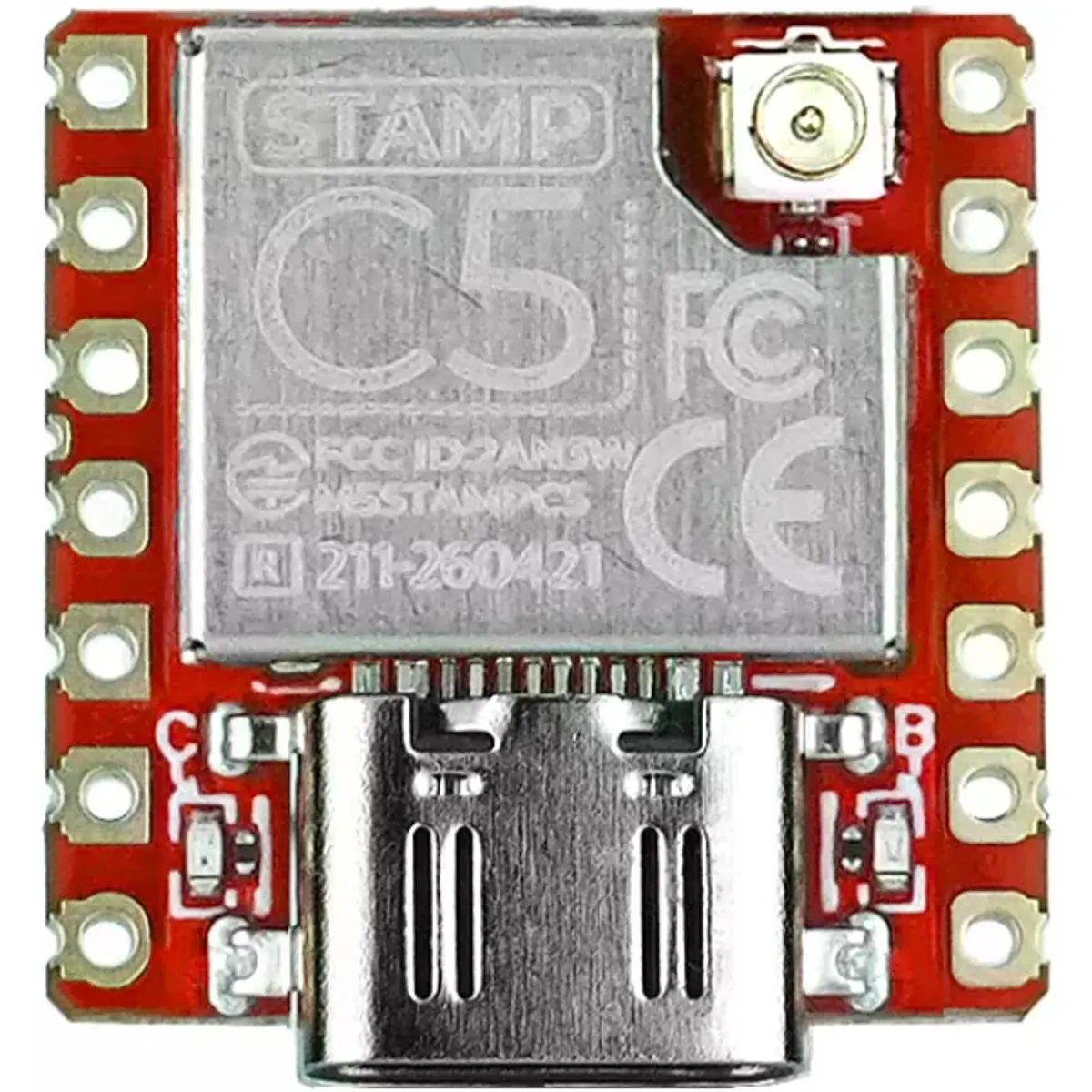 Módulo de Conectividade sem fios com barra de pinos baseado no ESP32-C5HF4