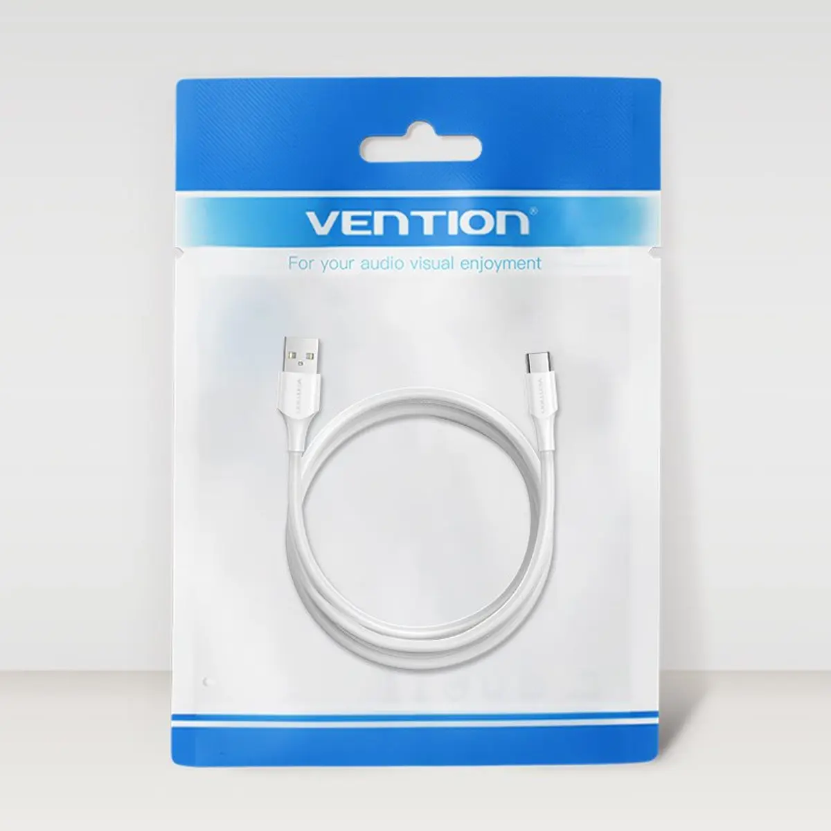 Cabo USB-A <-> USB-C Quick Charge 3A 480 Mbps - 1m - branco