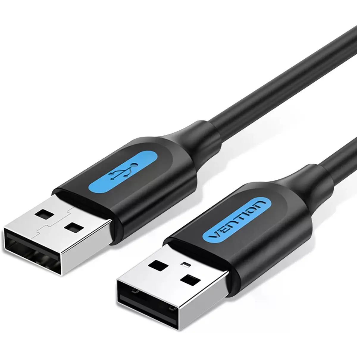 Cabo dados e carregamento USB-A <-> USB-A 2.0 240W 480Mb - preto - 25 cm