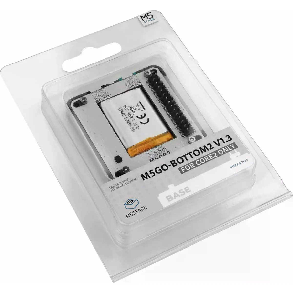 Módulo de expansão com bateria de 500mAh para M5Core2