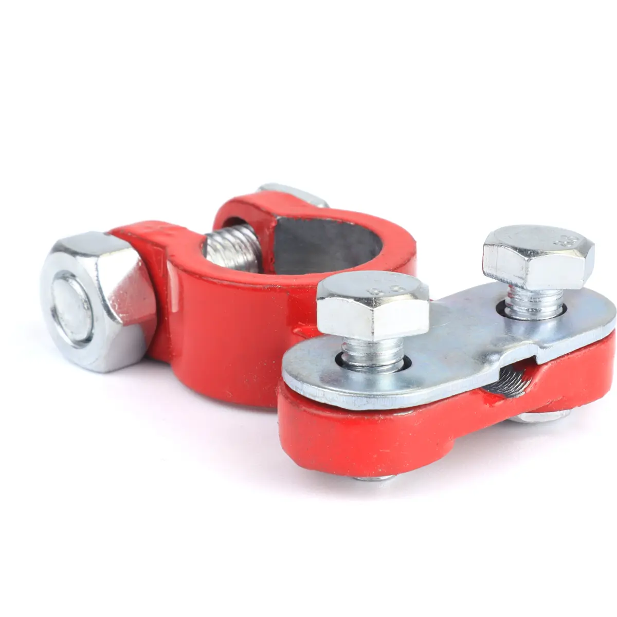 Conjunto de bornes de bateria preto + vermelho