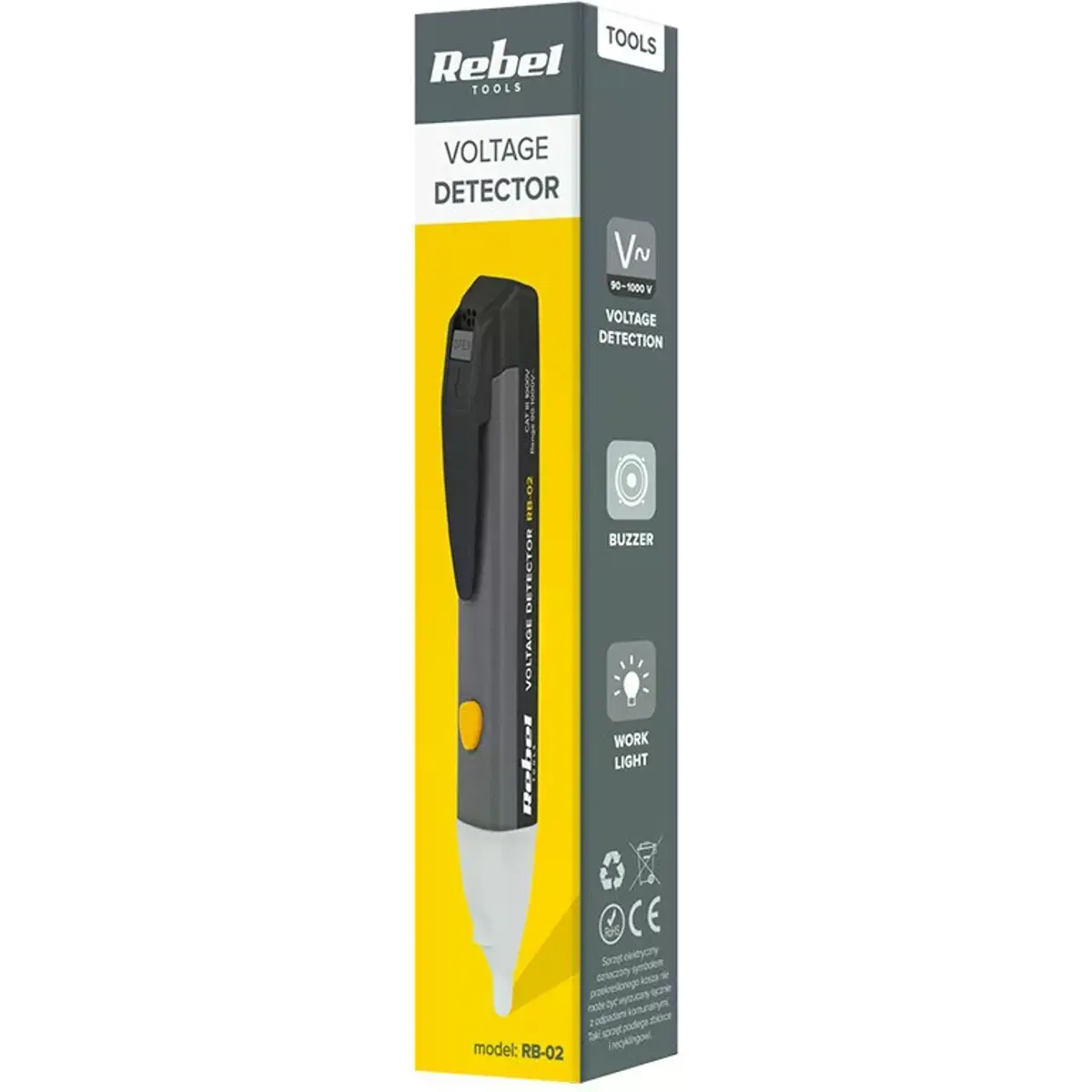 Detector de tensão sem contacto 90..1000VAC