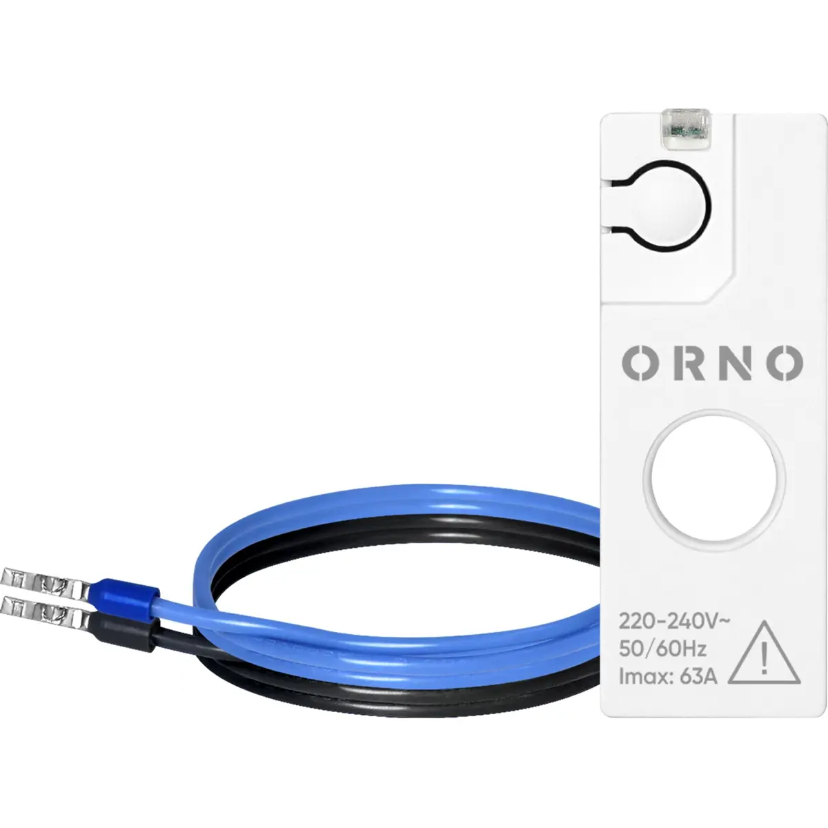 Pinça medição monofásica Wi-Fi 250V/63A Ø9.8mm (compatível c/ Tuya)