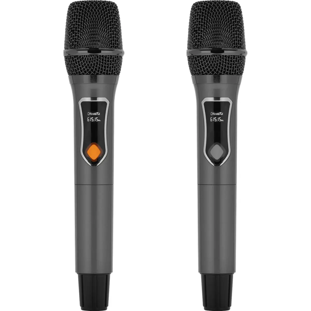 Coluna portátil karaoke 240W c/ bluetooth/USB/SD/AUX/FM + 2 microfones s/ fio + telecomando